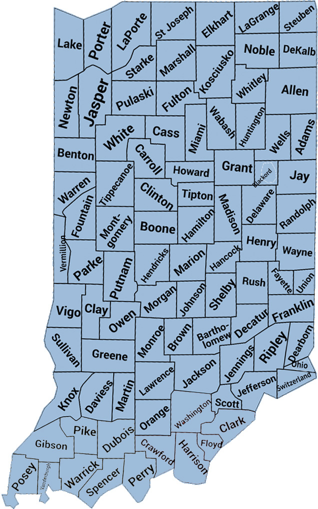 map-indiana Sales